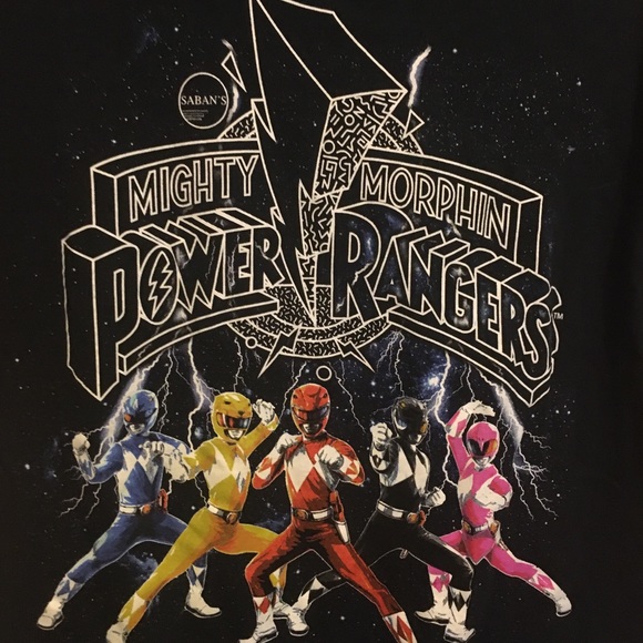 ‼️CLOSING SALE EVERYTHING MUST GO‼️
New like Power Rangers black T-shirt - Picture 3 of 7